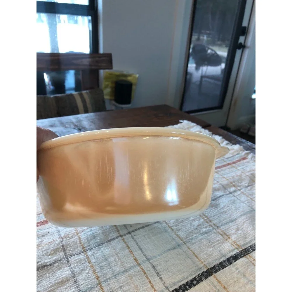 Fire King Peach Luster Bowl